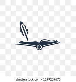 Holy scriptures vector icon isolated on transparent background, Holy scriptures transparency concept can be used web and mobile