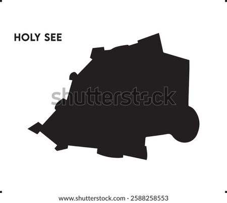 Holy See icon vector design, Holy See Logo design, Vatican City unique charm and natural wonders, Use it in your marketing materials, travel guides, or digital projects, Vatican City map logo vector