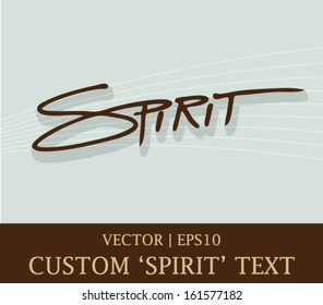 Holy Spirit custom type for christian Bible church vector | EPS10