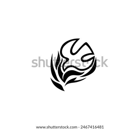 Holy spirit Fire Drawing, art vector design
