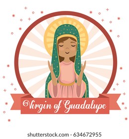 holy virgin of guadalupe religious card