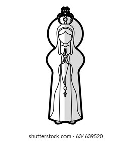 Holy virgin mary icon