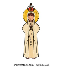 Holy Virgin Mary Icon Stock Vector (Royalty Free) 634639673 | Shutterstock