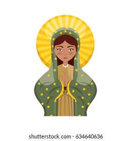 Holy virgin mary icon
