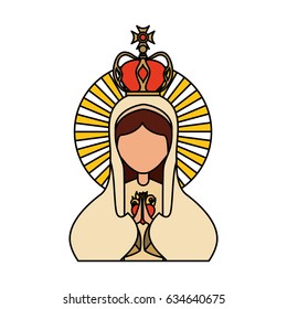 Holy virgin mary icon