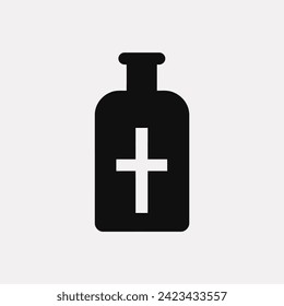 Holy water bottle icon - Simple Vector Illustration