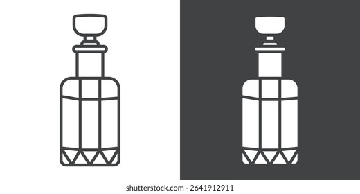 holy water bottle icon symbol illustration logo