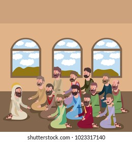 holy week biblical scene
