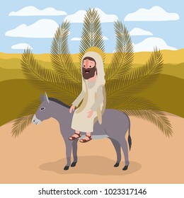 holy week biblical scene
