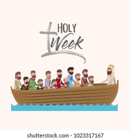 holy week biblical scene
