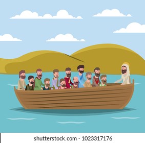 holy week biblical scene