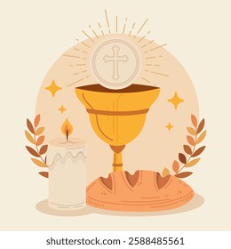 Holy Week Concept Flat Style
