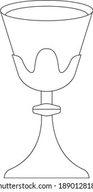 Esbozo de la copa Semana Santa Arte vectorial e Ilustración