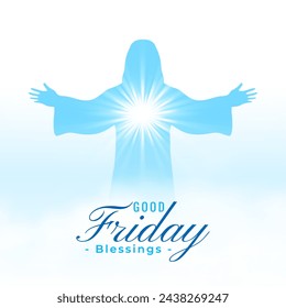 holy week good friday event background for spiritual belief vector