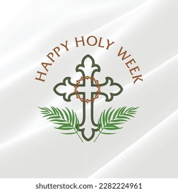 Holy Week, Jesus Christ, Holy Monday, 3rd April, Palm Leaves, Church
