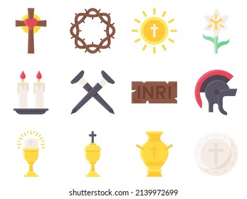 Symbol Heilige Woche und Traditionen des Christentums