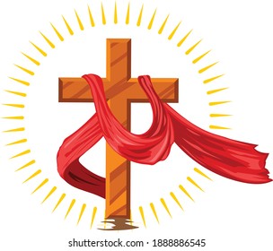 Holy Week vector art and illustration