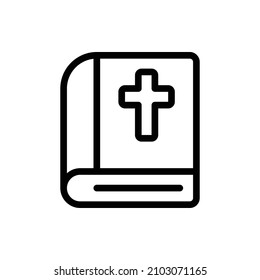 Holybook Outline Icon. Holybook Icon