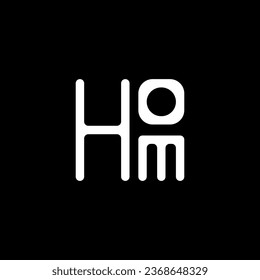 HOM letter logo vector design, HOM simple and modern logo. HOM luxurious alphabet design  
