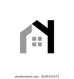 Home abstract logo design vector,editable eps 10