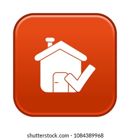 home accept vector symbol
