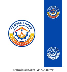 Home Air Conditioner Logo Symbol Icon.EPS 10