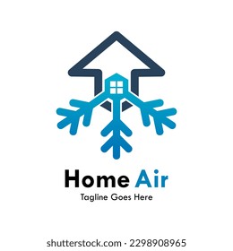 Home air design logo template illustration