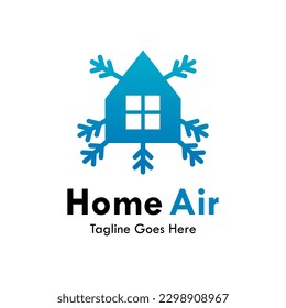 Home air design logo template illustration