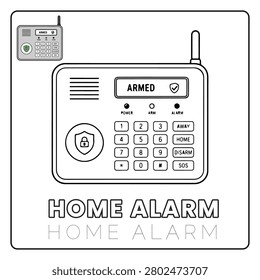 Home Alarm Cute House
