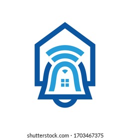 Design-Vektorillustration für Home-Alarm-Logos 