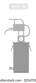 Home Alcohol machine (Bathtub gin) in Vector