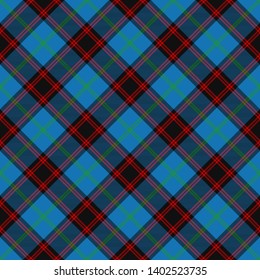 Home Ancient Tartan. Diagonal cell, seamless pattern for fabric, kilts, skirts, plaids