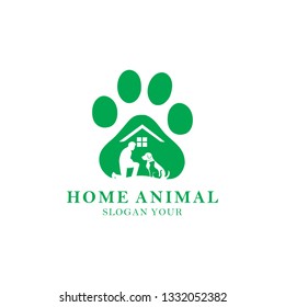 HOME ANIMAL vector logo