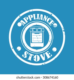 Home appliance digital design, vector illustration 10 eps graphic