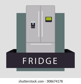 Home appliance digital design, vector illustration 10 eps graphic