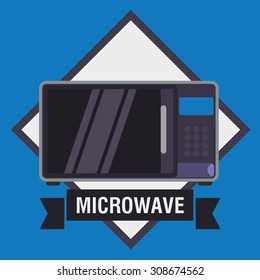 Home appliance digital design, vector illustration 10 eps graphic