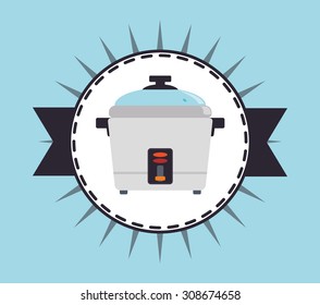 Home appliance digital design, vector illustration 10 eps graphic