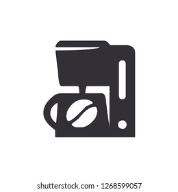 Home appliance icon: Coffee machine, espresso machine