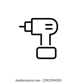 Home Appliance-Symbol - Vektorsymbol eines Bohrvorgangs