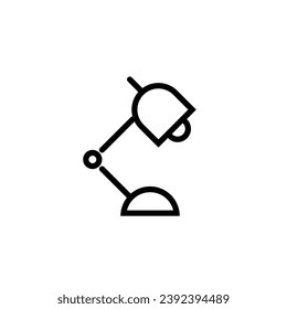 Home Appliance Icon - Vector icon of table lamp