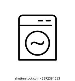 Home Appliance Icon - Vector icon of washing machine