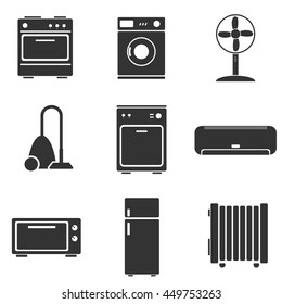 Home appliance icons