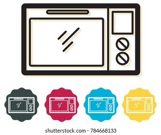 Home Appliance - Microwave Icon 