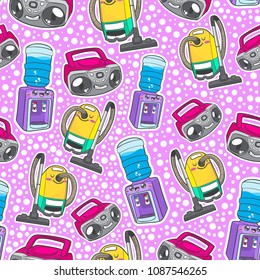 home appliance seamless pattern