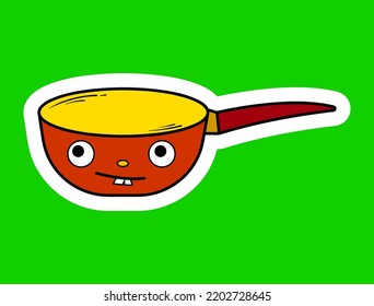 Home Appliance Stickers or Icons Collection with Facial Expressions