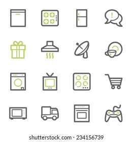 Home Appliance web icons set