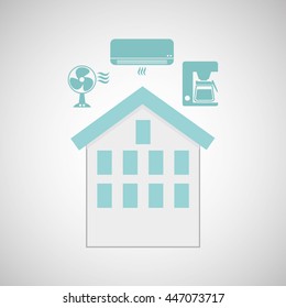 home appliances design, vector illustration eps10 graphic 