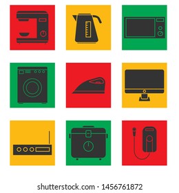home appliances and electronics Set