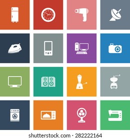 Home Appliances Icon Set