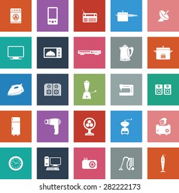 Home Appliances Icon Set
